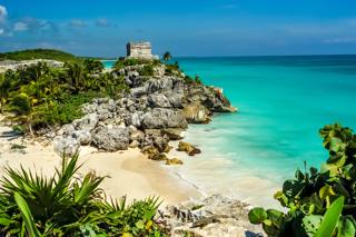 Messico  - Tulum -  Sito archeologico - Spiaggia 