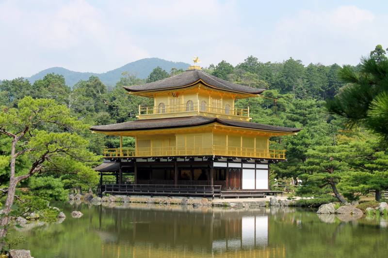 Giappone  - Kyoto Kinkaku-ji o Tempio del padiglione d'oro