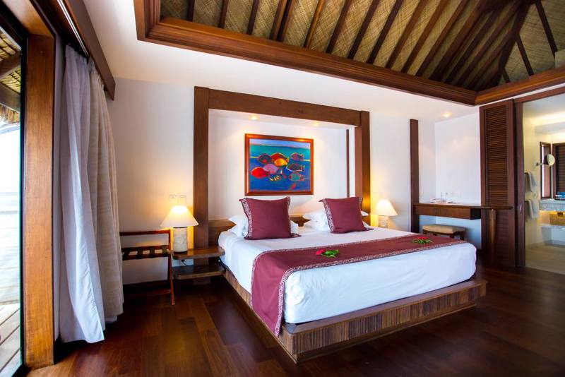 Polinesia  Fr. - Moorea (Isole della Società) Manava Beach Resort & Spa Interno - camera 