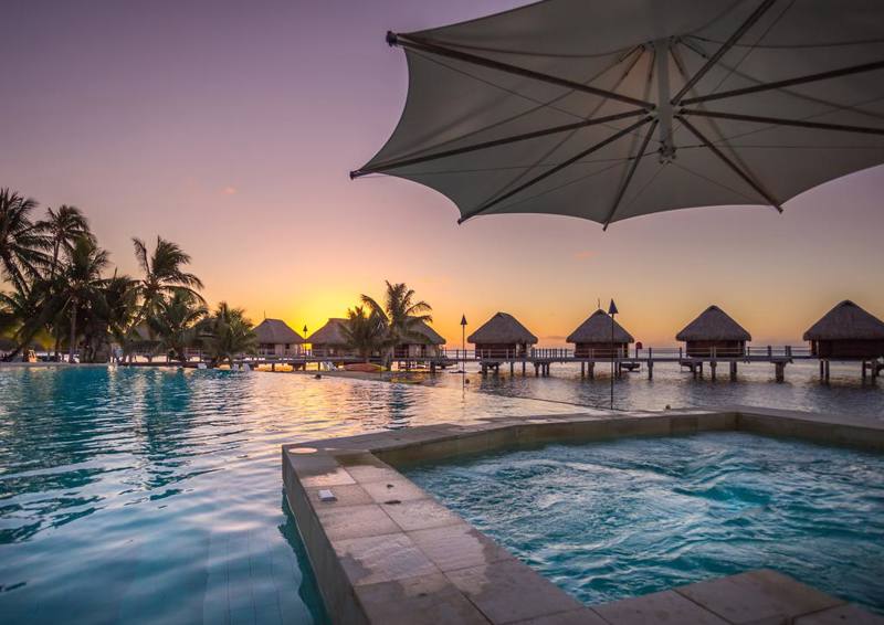 Polinesia  Fr. - Moorea (Isole della Società) Manava Beach Resort & Spa Esterno - Ville e piscina