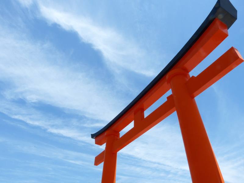 Giappone  - Kyoto torii porta di accesso