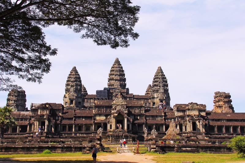 Cambogia  - Siem Reap tempio di Angkor Wat 