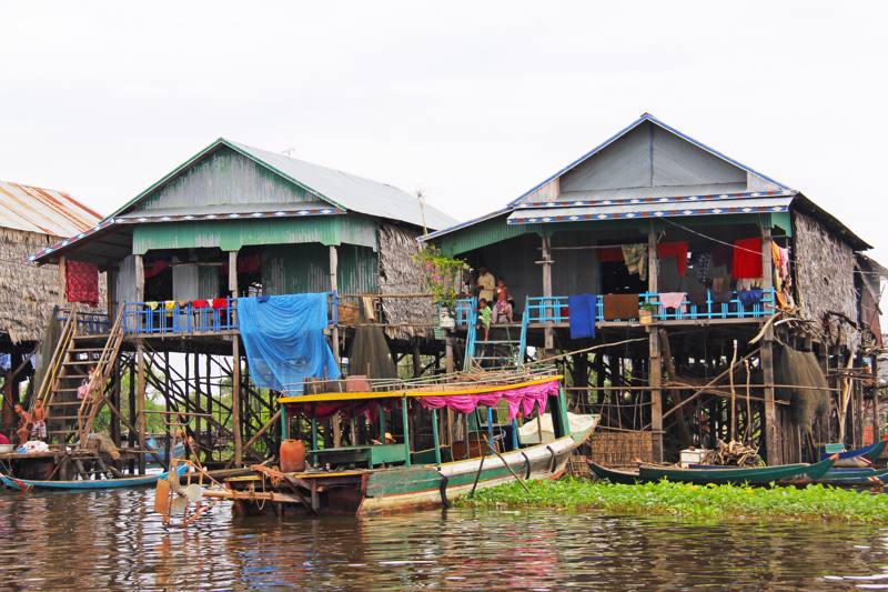 Siem Reap - Villaggio galleggiante sul lago Tonle Sap