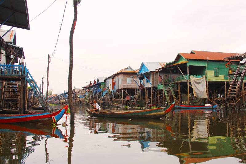 Villaggio Galleggiante sul Tonle Sap - Cambogia