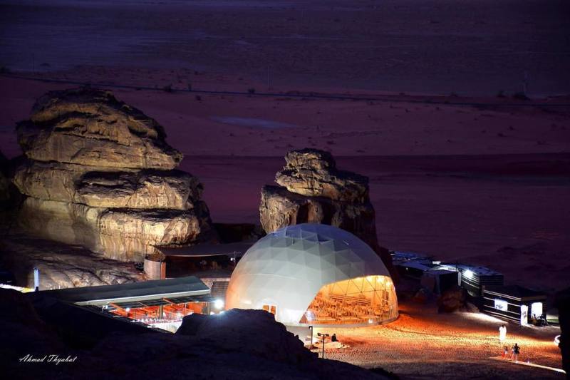 Giordania  - Deserto del Wadi Rum Sun City Camp