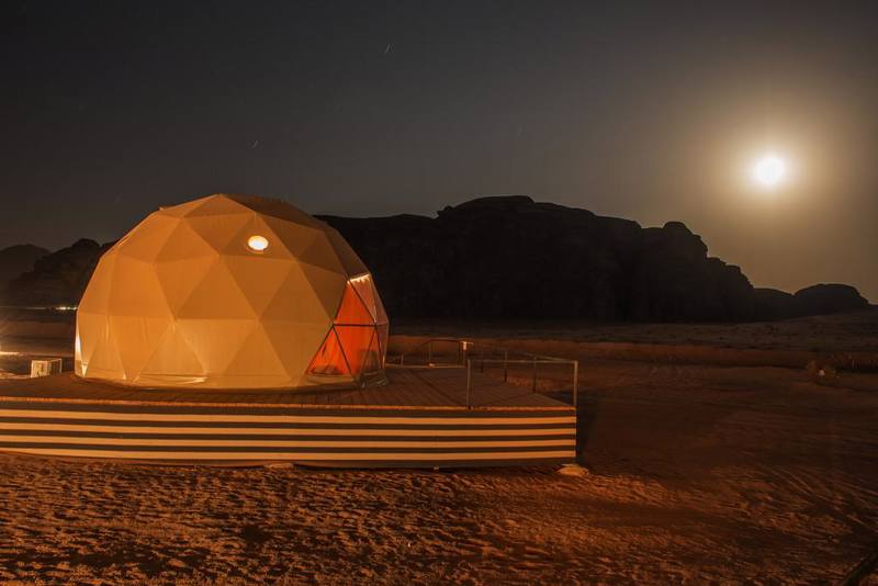 Giordania  - Deserto del Wadi Rum Sun City Camp