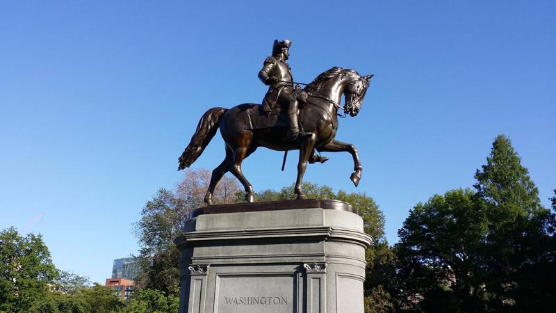 Stati Uniti  - Boston Statua di George Washington