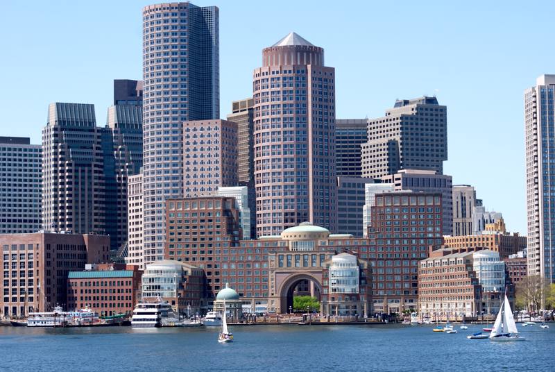 Stati Uniti  - Boston Harbour Skyline