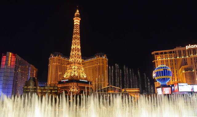 Stati Uniti  - Las Vegas Fontane dell'Hotel Bellagio