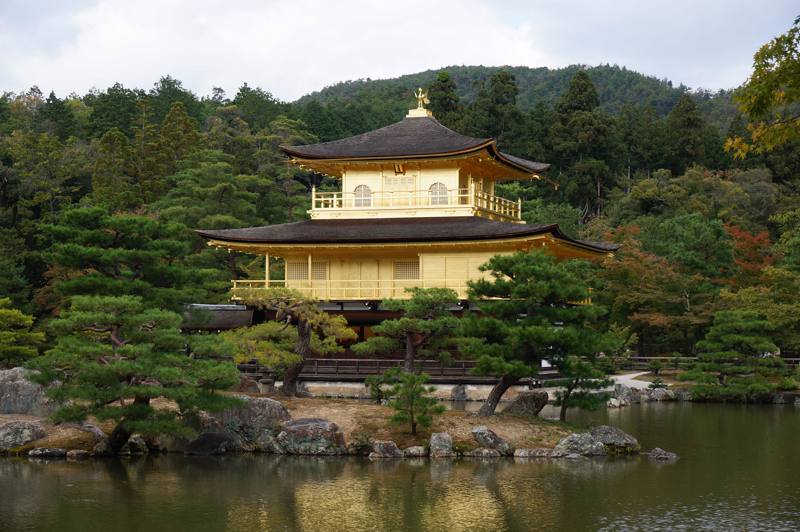 Giappone  - Kyoto Kinkaku-ji o Tempio del padiglione d'oro