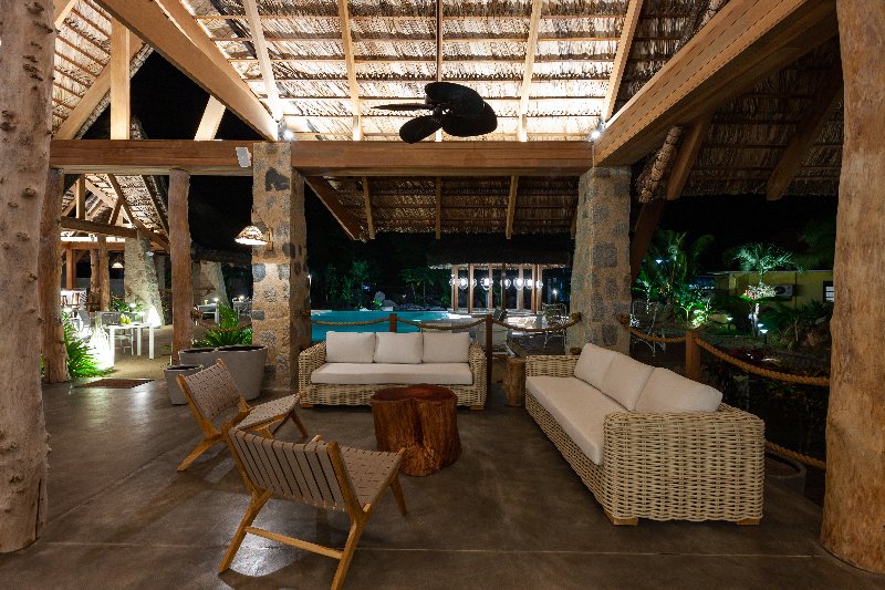 Seychelles - Praslin Isl. Les Lauriers Eco Hotel & Restaurant - Lobby