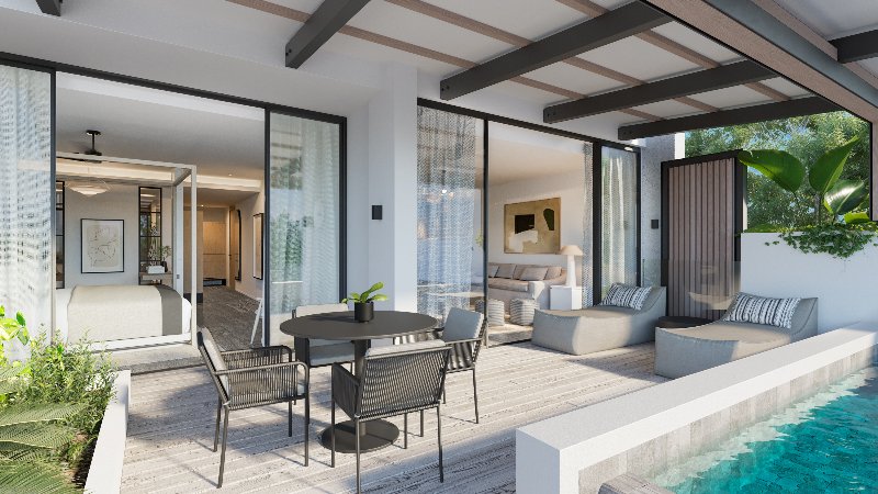 Mauritius - LUX* Grand Baie Resort & Residences  - LUX* Residence with pool Two Bedrooms