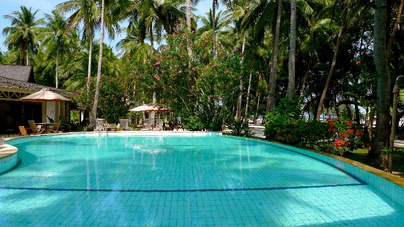 Indonesia - Karimunjawa Kura Kura Resort - Piscina