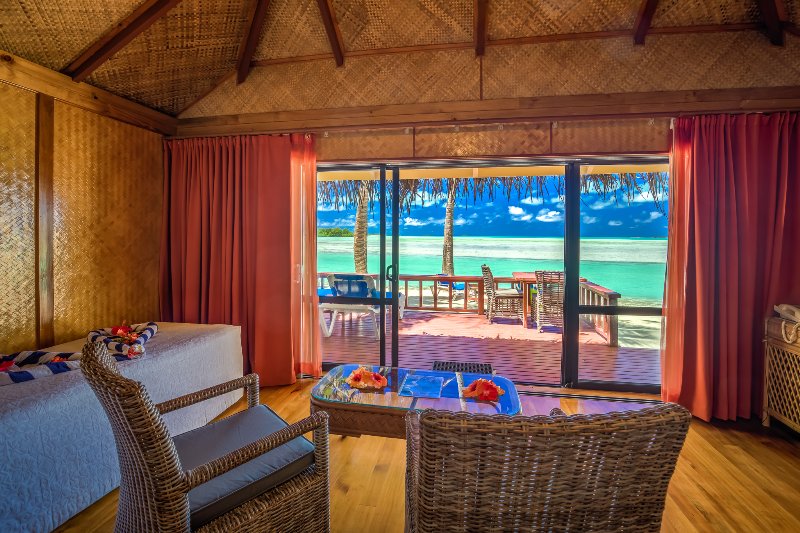 Isole Cook  - Aitutaki Lagoon Resort & Spa Deluxe - Beachfront Bungalow