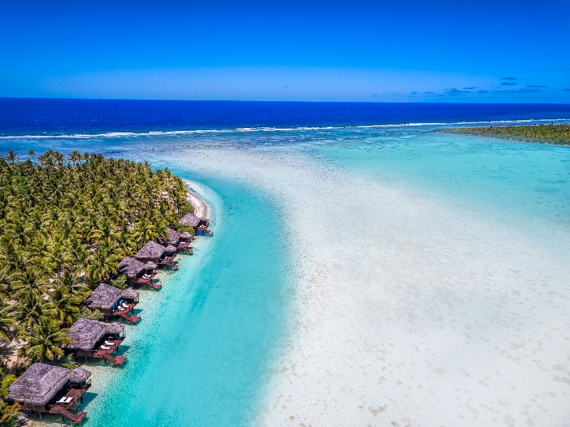 Isole Cook  - Aitutaki  Lagoon Resort & Spa - Aerea Overwater 