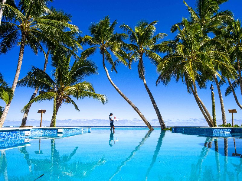 Isole Cook  - Rarotonga Little Polynesian Resort - Piscina