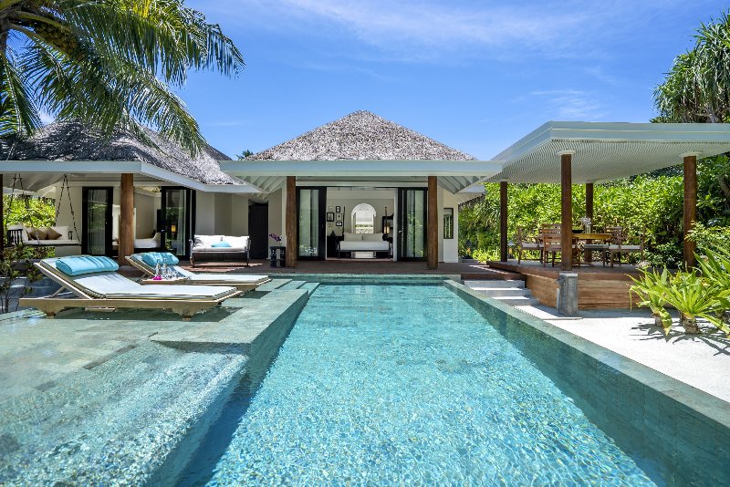 Maldive Anantara - Kihavah Villas - Esterno Family Beach villa con piscina