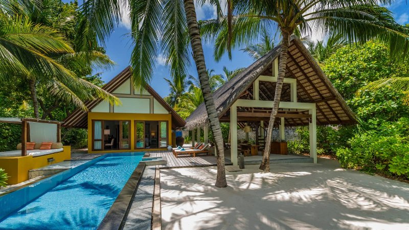 Maldive  Four Seasons - Landaa Giraavaru - Beach Villa con piscina 