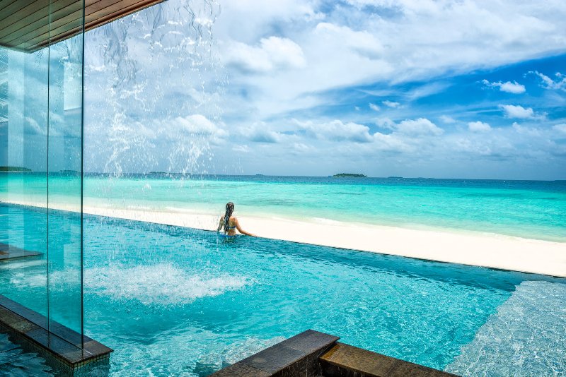 Maldive  Four Seasons - Landaa Giraavaru - Tree Bedroom Estate con piscina principale