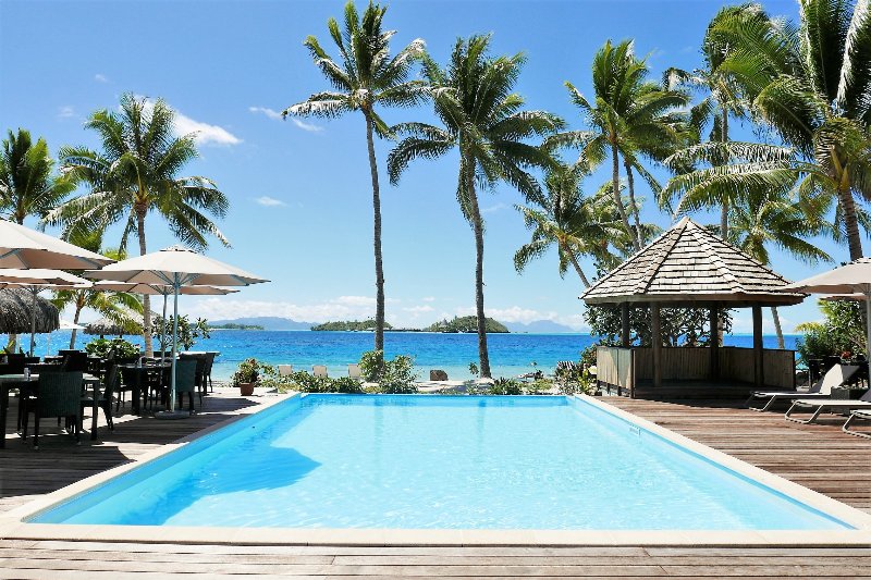 Polinesia  Fr. - Bora Bora - Royal Bora Bora Hotel - Piscina 