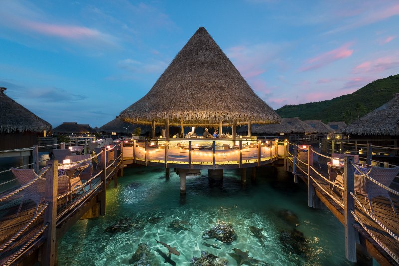 Polinesia  Fr. - Moorea - Hilton Moorea Lagoon Resort & Spa - Bar Crepes