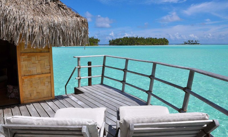 Polinesia  Fr. - Taha'a - Le Taha' a Island Resort & Spa - Bungalow sull' acqua