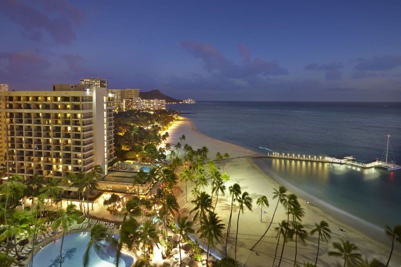 Stati Uniti  - Honolulu - Hilton Hawaiian Village - Aerea