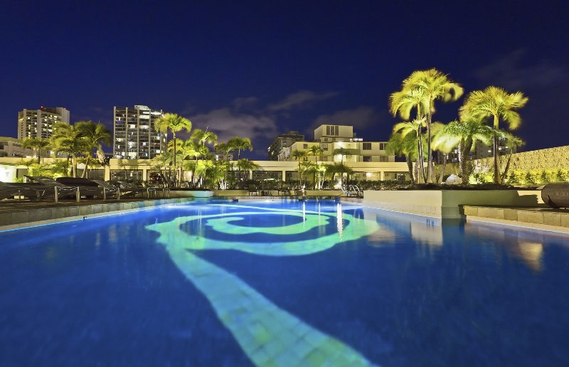 Stati Uniti  - Oahu-Waikiki Hilton Waikiki Beach - Piscina