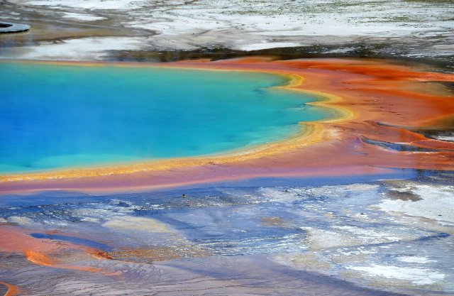 Stati Uniti  - Yellowstone N.P. Grand Prismatic Springs