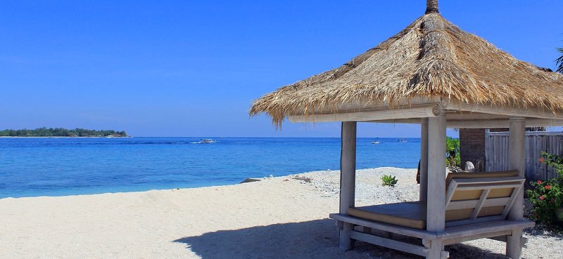 Indonesia - Gili Meno Mahamaya Boutique Resort - Spiaggia