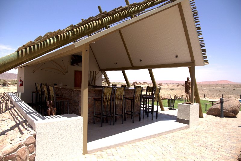 Namibia  - Sossusvlei - Desert Quiver Camp - area colazione