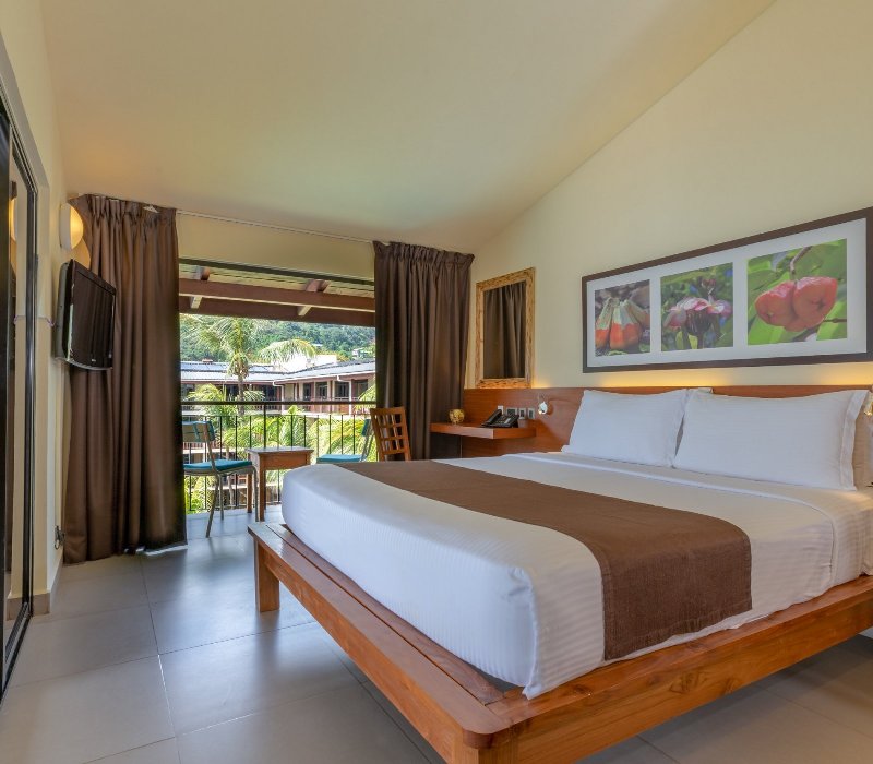 Seychelles - Mahè Isl. Coral Strand - Camera Superior vista mare