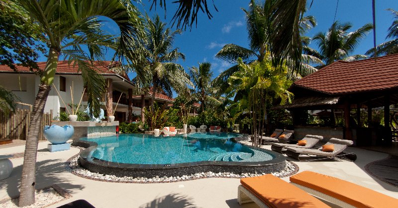 Seychelles  - Praslin Isl. Le Duc de Praslin - Piscina