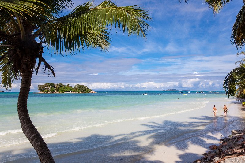 Seychelles  - Praslin Isl. Le Duc de Praslin - Spiaggia