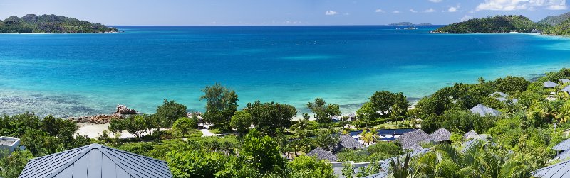 Seychelles  - Praslin Isl. Raffles Seychelles - Panorama 