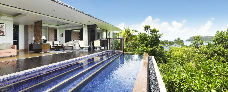 Seychelles  - Praslin Isl. Raffles Seychelles - One Bedroom Panoramic Villa Terrace