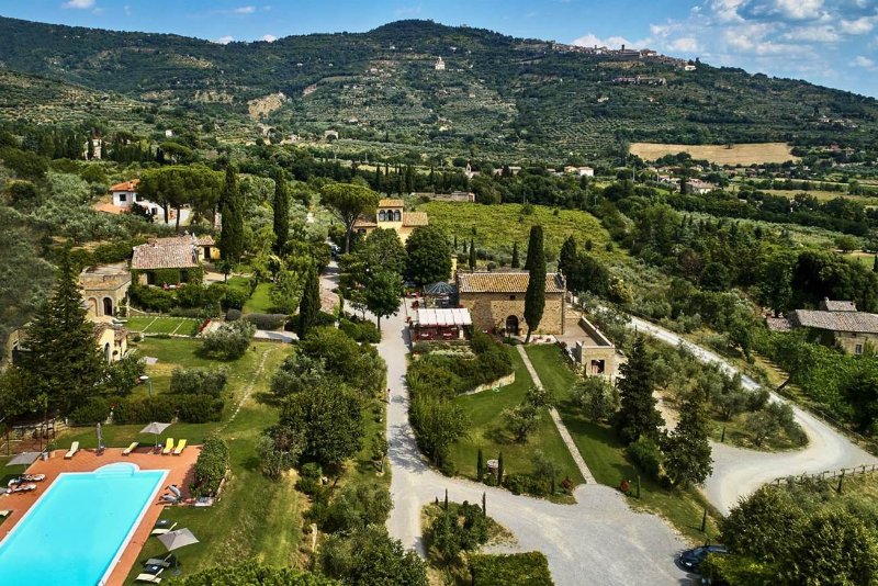 ITALIA - Cortona - Il Falconiere - Panorama