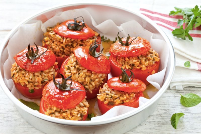 POMODORI RIPIENI CON RISO