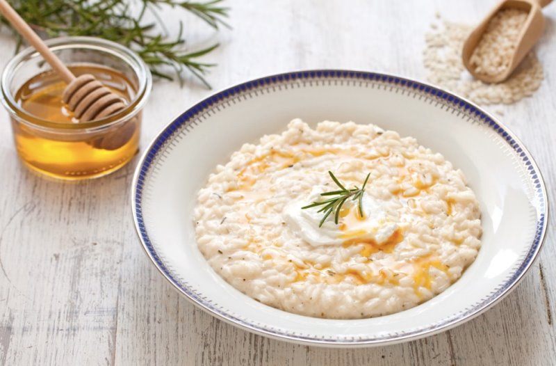 RISOTTO AL MIELE E ROSMARINO