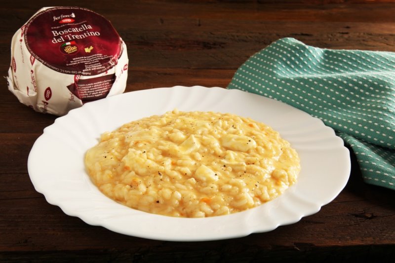 RISOTTO ALLA ZUCCA E BOSCATELLA DEL TRENTINO