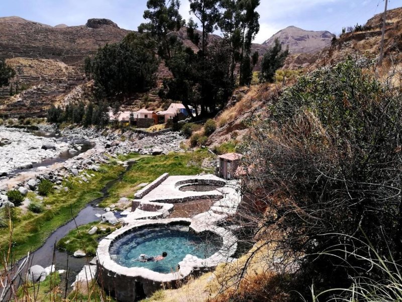 Perù - Valle del ColcaAranwa Pueblito Encantado del Colca Piscine termali