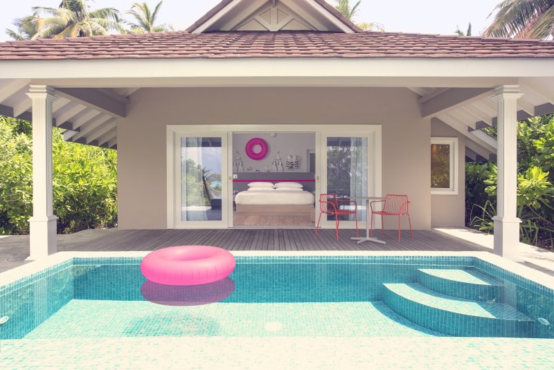 MaldiveThe Standard Huruvalhi Maldives - Lagoon Beach Villa Esterno