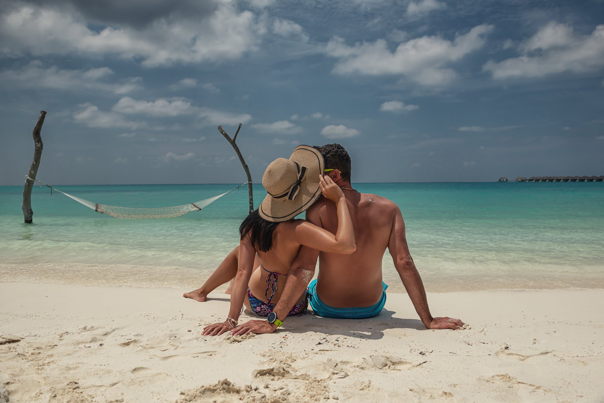 Coppia sulla spiaggia