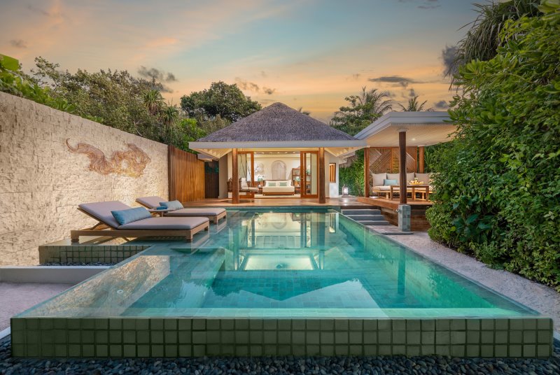 MaldiveAnantara - Kihavah Villas - Esterno Family Beach Pool Villa