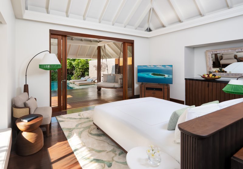 MaldiveAnantara - Kihavah Villas - Interno Sunset Beach Pool Villa