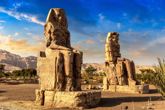 Egitto - Luxor - Colossi di Memnone